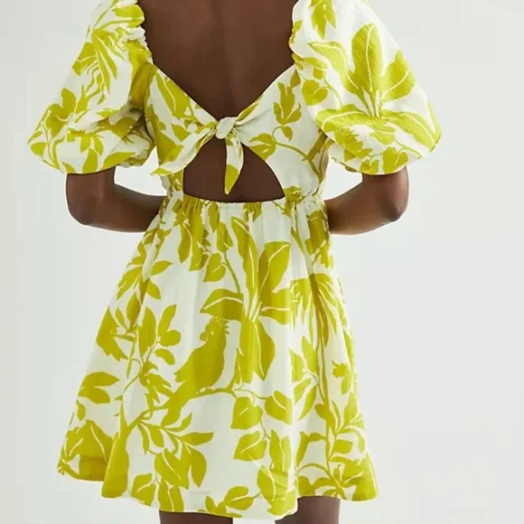 Maeve Puff Sleeve Mini dress - Picture 2 of 2